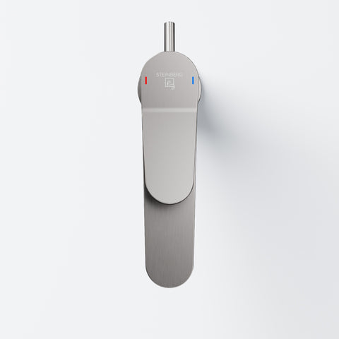 Brushed Gun Metal Mit Ablaufgarnitur