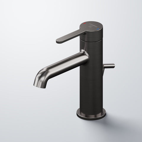 Brushed Gun Metal Mit Ablaufgarnitur