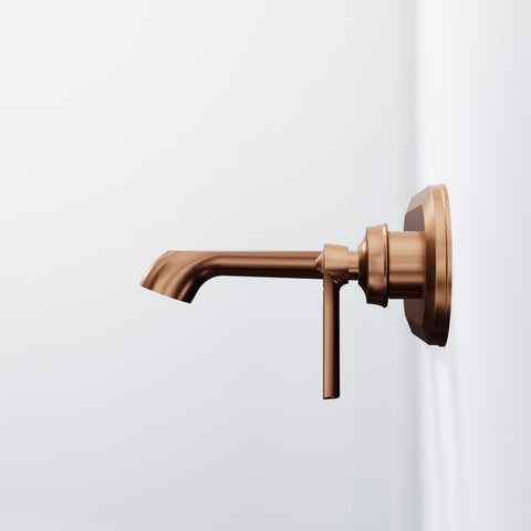 Serie 350 Waschtisch-Wand-Einhebelmischer (Fertigmontageset)