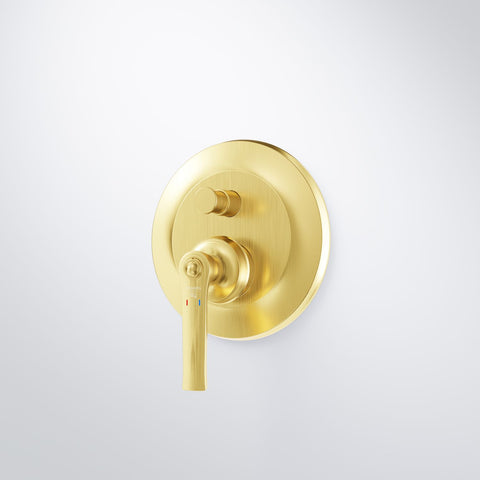 Series 350 Finish set for single lever bath/shower mixer with diverter