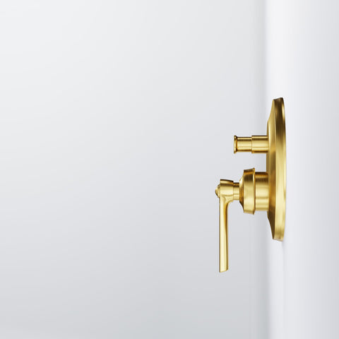Series 350 Finish set for single lever bath/shower mixer with diverter