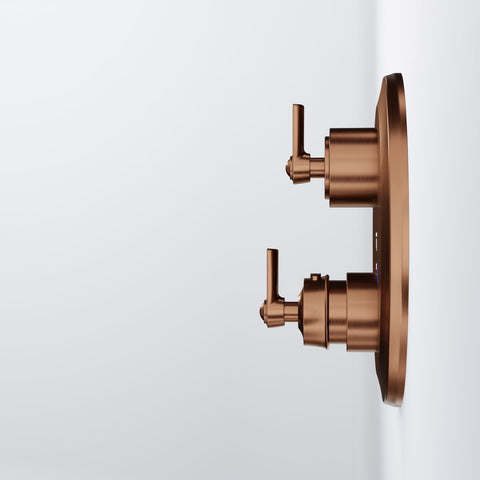 Series 350 Finish set for concealed thermostatic mixer with 2 way diverter