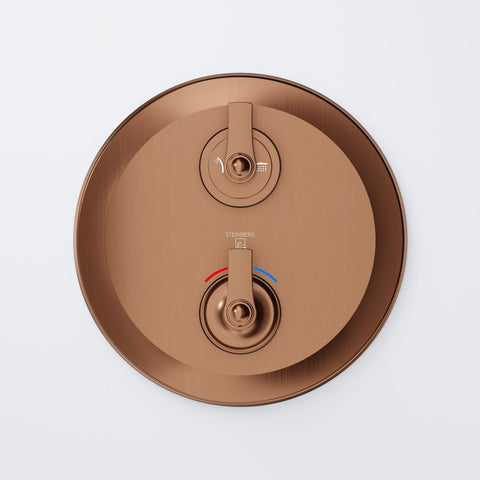 Series 350 Finish set for concealed thermostatic mixer with 2 way diverter