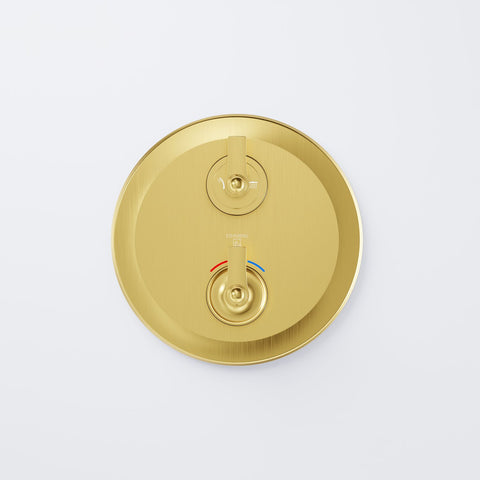 Serie 350 Fertigmontageset für Unterputzthermostat mit 2-Wege-Umsteller