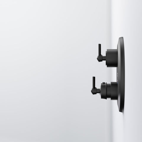 Serie 350 Fertigmontageset für Unterputzthermostat mit 2-Wege-Umsteller