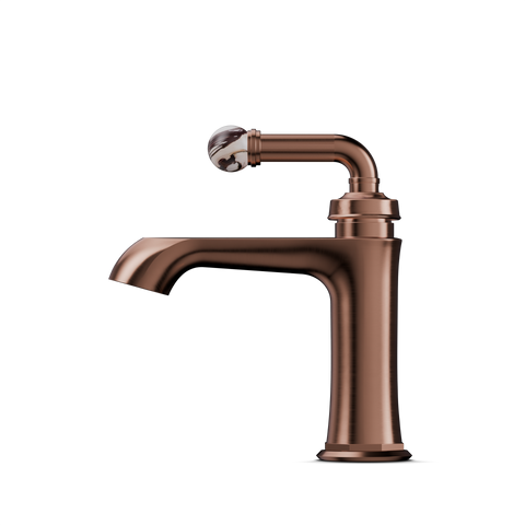 Brushed Copper / Calacatta Viola Ohne Ablaufgarnitur