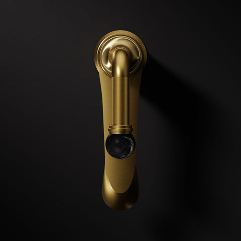 Brushed Gold / Nero Marquina Ohne Ablaufgarnitur