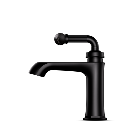 Matt Black / Nero Marquina Ohne Ablaufgarnitur