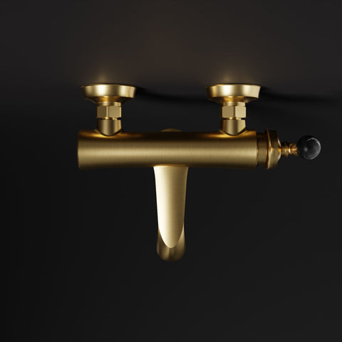Brushed Gold / Nero Marquina