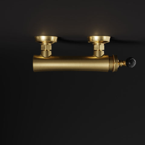 Brushed Gold / Nero Marquina