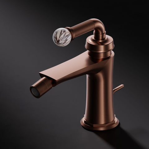 Brushed Copper / Calacatta Viola