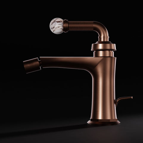 Brushed Copper / Calacatta Viola