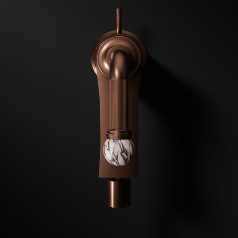 Brushed Copper / Calacatta Viola