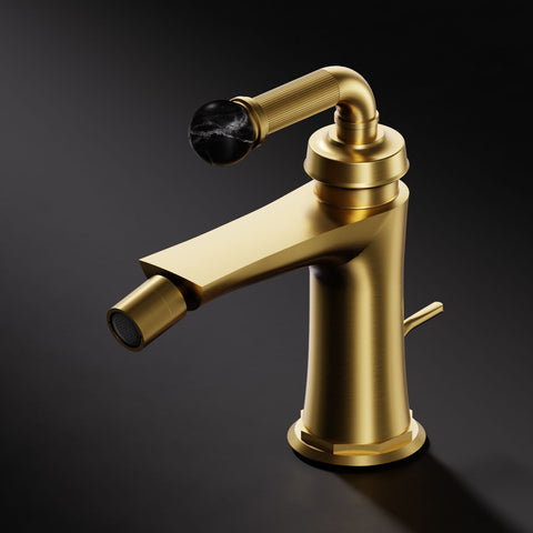 Brushed Gold / Nero Marquina