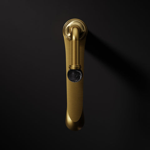 Brushed Gold / Nero Marquina Ohne Ablaufgarnitur