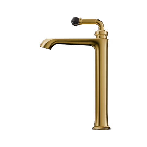 Brushed Gold / Nero Marquina Ohne Ablaufgarnitur