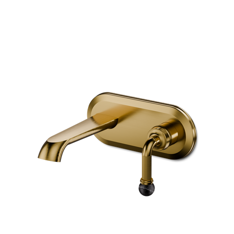 Brushed Gold / Nero Marquina Ohne Ablaufgarnitur