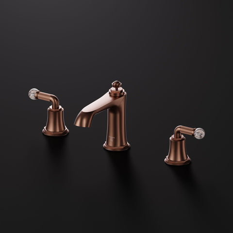 Brushed Copper / Calacatta Viola Mit Ablaufgarnitur