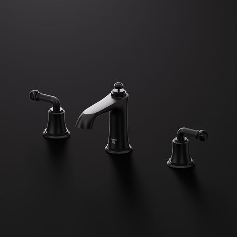 Matt Black / Nero Marquina Mit Ablaufgarnitur