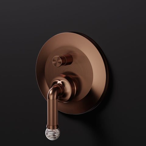 Brushed Copper / Calacatta Viola