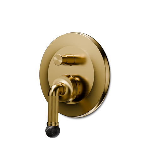 Brushed Gold / Nero Marquina