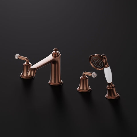 Brushed Copper / Calacatta Viola