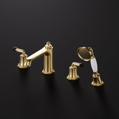 Brushed Gold / Nero Marquina