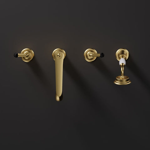 Brushed Gold / Nero Marquina