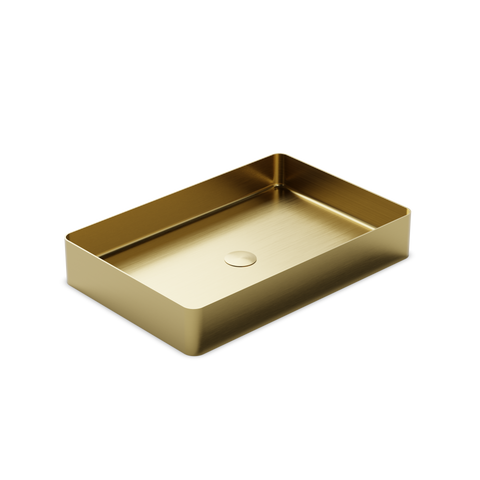 Brushed Gold Mit Ablaufgarnitur