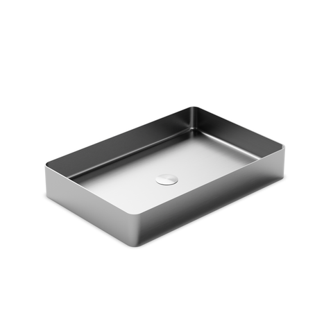 Brushed Steel Mit Ablaufgarnitur